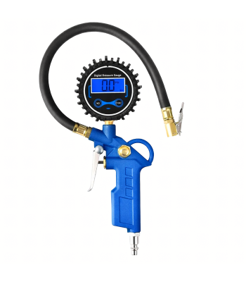 Skaitmeninis Pistoletas su Elektroniniu Manometru Padangų Pompavimui