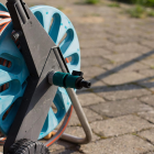 Greitasis sodo jungtis su vožtuvu ir nipeliu