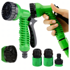 Reguliuojamas sodo laistymo pistoletas su 7 režimais ir 3 jungtimis