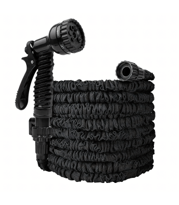 Elastinga sodo žarna 30m su purkštuvu ir jungtimis