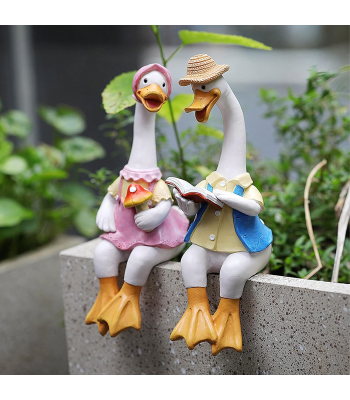 Dekoratyvinės sodo figūrėlės – antelių pora
