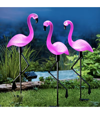 Sodo Dekoratyvinė Saulės Lempa Flamingas