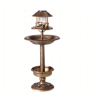 Sodo Dekoratyvinė Saulės LED Lempa ir Paukščių Lesyklėlė