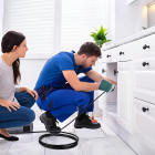 Žarna Kanalų Valymui su 20 m Adapteriais