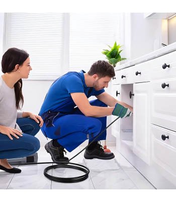 Žarna Kanalų Valymui su 20 m Adapteriais