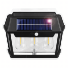 Triguba saulės lempa su judesio jutikliu