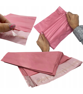 Kurierskės folijos vokai rožiniai B3 400x500 50 vnt.