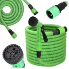 Išplečiamas Elastingas Sodo Žarna 7,5-22,5m Su Jungtimis Ir Pistoletu