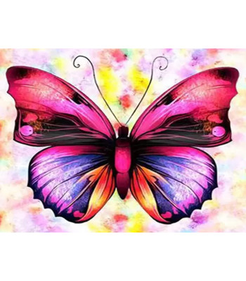 Diamentinės Mozaikos Rinkinys 5D Kolorinis Drugelis