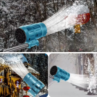Akumuliatorinis sniego ir lapų pūstuvo modelis, sulankstomas, su 2 akumuliatoriais po 1500 mAh