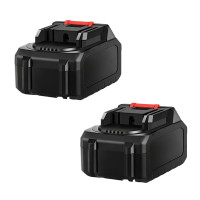 Akumuliatorinis Dvigubas Stalo Šlifuoklis su Dviem Akmenimis ir Dviem Akumuliatoriais