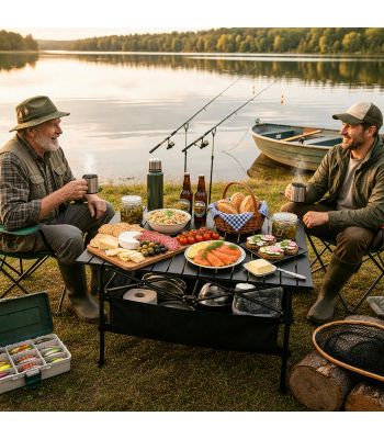 Sulankstomas turistinis stalas