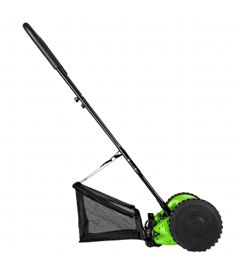 Rankinė būgninė mechaninė vejapjovė su surinkimo krepšiu 16" 40 cm