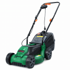 Elektrinė vejapjovė lengva ir galinga 1600W 32cm su 30L konteineriu