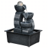 dekoratyvinis stalinis sodo fontanas su led apšvietimu 30 x 15,5 x 21 cm