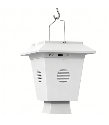 ultragarsinis saulės energija įkraunamas gyvūnų ir paukščių baidiklis, atsparus vandeniui, iki 1600 m²