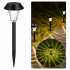 6 vnt. saulės energija įkraunamų sodo šviestuvų rinkinys, įsmeigiami, atsparūs vandeniui, 41 cm