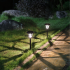 6 vnt. saulės energija įkraunamų sodo šviestuvų rinkinys, 40 cm, atsparūs vandeniui
