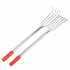 Metalinis sodo grėbliukas su 4 dantimis, 56 cm