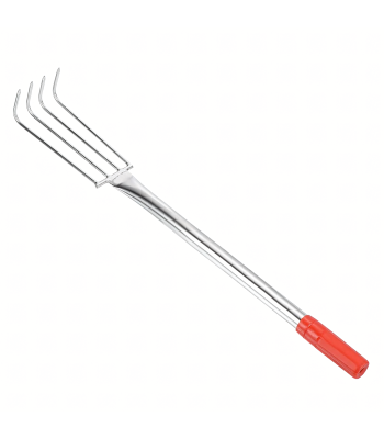 Sodo grėbliukas su metaliniais 4 dantimis, 106 cm