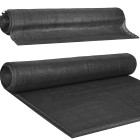 šešėliavimo tinklas 1,5 x 50 m, maskuojantis 95 %, tvoros uždanga su uv apsauga 180 g + 100 tvirtinimo dirželių