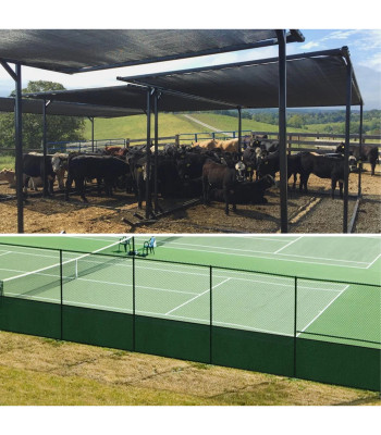 šešėliavimo tinklas 1,5 x 25 m, maskuojantis, 95 %, tvorai, 180 g, atsparus uv, su 50 tvirtinimo dirželių