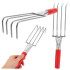 metalinis sodo grėbliukas su 4 dantimis, 32 cm