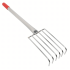 Metalinis sodo grėbliukas su 6 dantimis, 106 cm