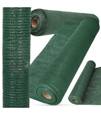 šešėliavimo tinklas 1,5 x 50 m, 180 g, maskuojantis, tvorai ir sodui, su 100 tvirtinimo dirželių