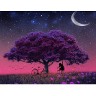 deimantinės mozaikos rinkinys 5d medis 30 x 40 cm