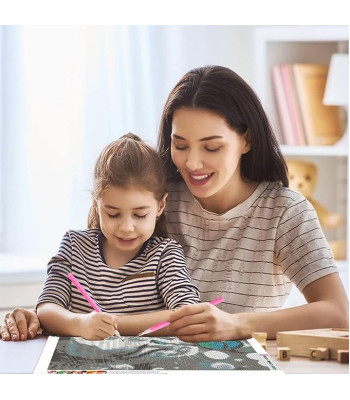 deimantinės mozaikos rinkinys 5d su gyvūnų motyvu 20 x 30 cm