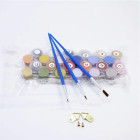 tapyba pagal skaičius su rėmu eifelio bokštas 40 x 30 cm