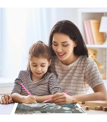 deimantinė mozaika anime 30x30 cm ant porėmio