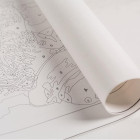 tapyba pagal skaičius vaikams su rėmu 30x30 cm