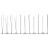 nerūdijančio plieno spyglių rinkinys nuo paukščių, 3200 vnt., 50 cm