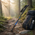 Reguliuojama trekingo lazda 65–135 cm vaikščiojimui ir nordic walking