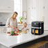 56 vnt. karšto oro gruzdintuvės „air fryer“ 5 l, 1500 w, 8 programos
