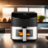 30 vnt. karšto oro gruzdintuvės „Air Fryer“ 6 l, 1500 w, 8 programos