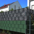 336 vnt. tvoros juostų 19 cm x 35 m, apsauga segmentinei tvorai, atspari uv, akmens spalvos