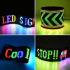 Automobilinis led skydelis „Velnio akys“ ip65, 19 x 89 cm