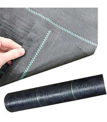 Juoda agrodanga nuo piktžolių su UV apsauga, 70 g/m², 1,1 x 50 m