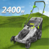 20 elektrinių vejapjovių paletė, 2400 W, 43 cm, 50 l