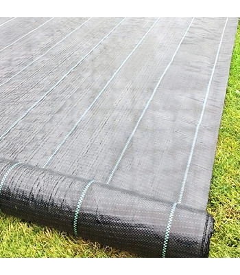 100 vnt. juoda agrodanga 70 g/m², 1,6 x 50 m, su uv apsauga
