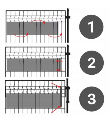 Tvoros juosta 19 cm x 35 m, panelių uždanga su akmens raštu, uv apsauga, 336 vnt.