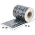 Tvoros juosta 19 cm x 35 m, 4 vnt., akmens spalvos, atspari UV