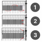 4 tvoros juostos, 19 cm x 35 m, su lapų motyvu ir apsauga nuo UV
