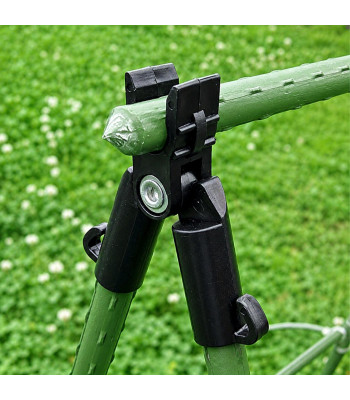 Viršutinė lankstinė trišakė jungtis sodo kuolams 11 mm, 4 vnt.