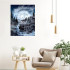Tapymas pagal skaičius su rėmu 40 x 50 cm – paveikslas „Vilkai“