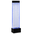 Pastatoma burbulinė vandens siena su LED RGB apšvietimu 150x39x26cm