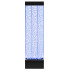 Laisvai pastatoma burbulinė vandens sienelė su led rgb apšvietimu, 150 x 39 x 26 cm